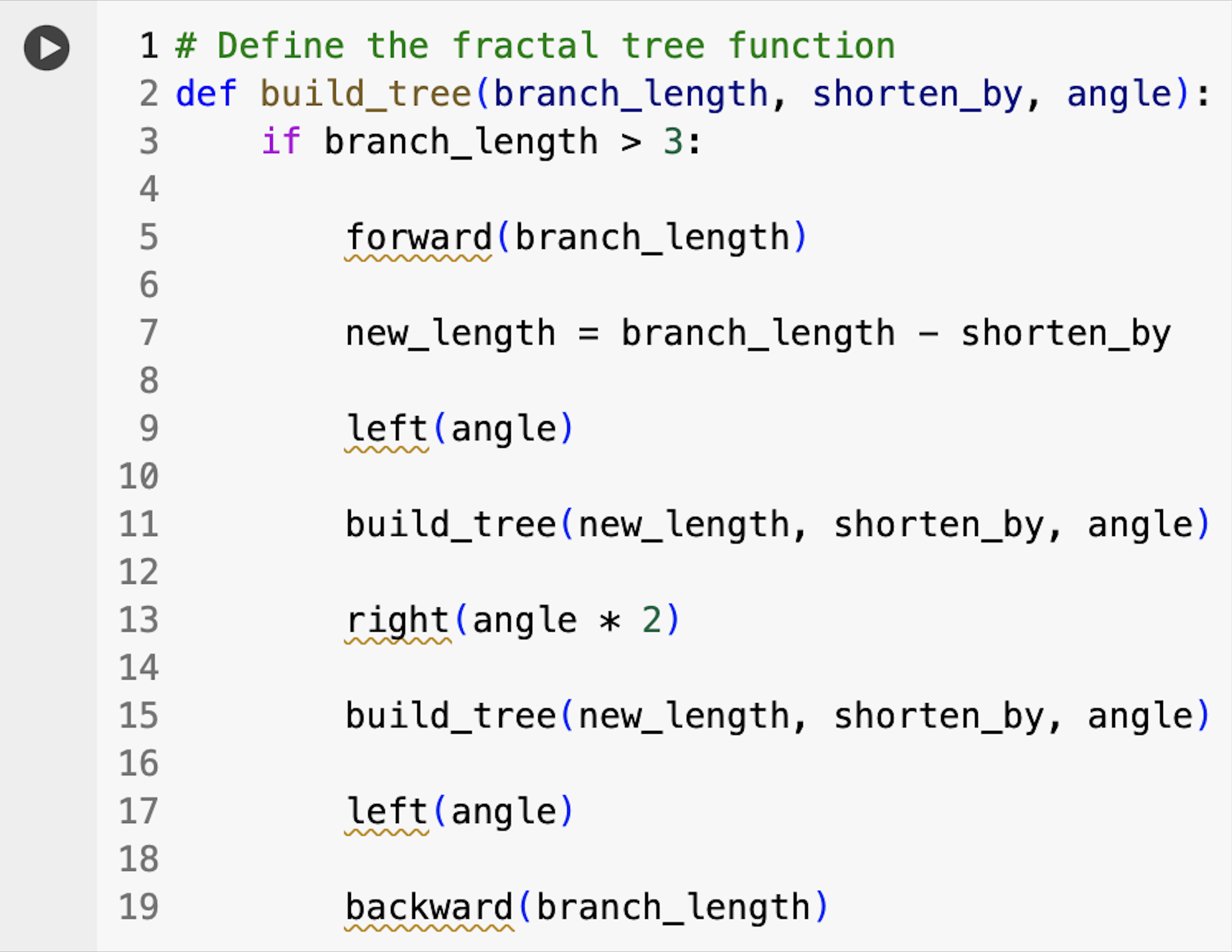 Fractal Geometry Lab Report: Generating Trees With Turtles