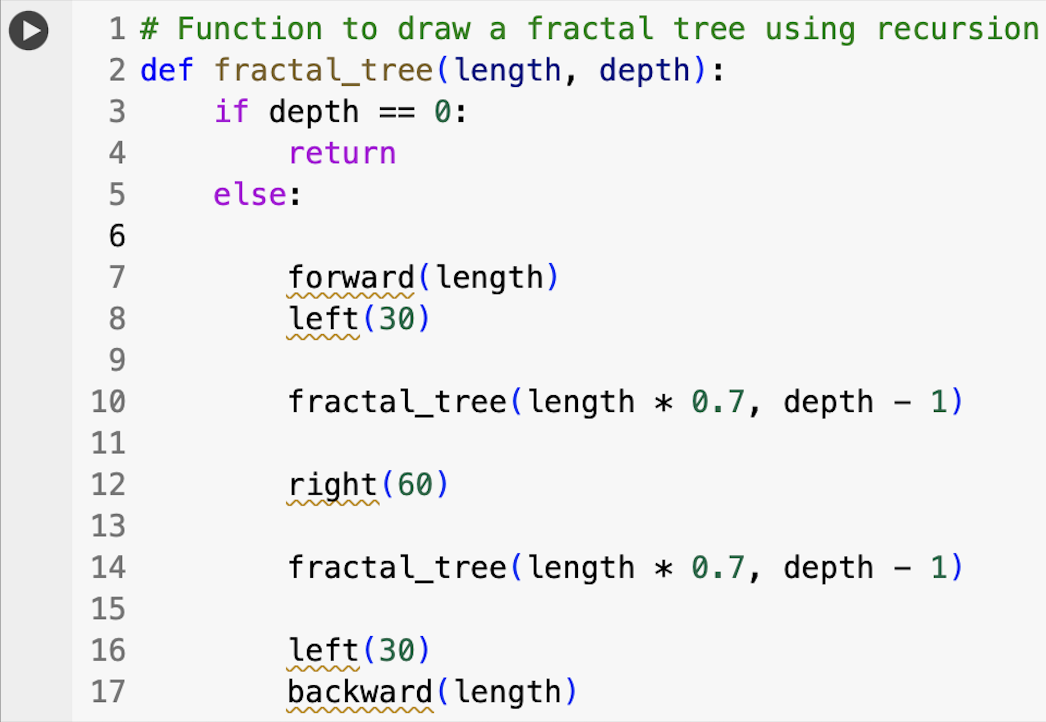 Fractal Geometry Lab Report: Generating Trees With Turtles