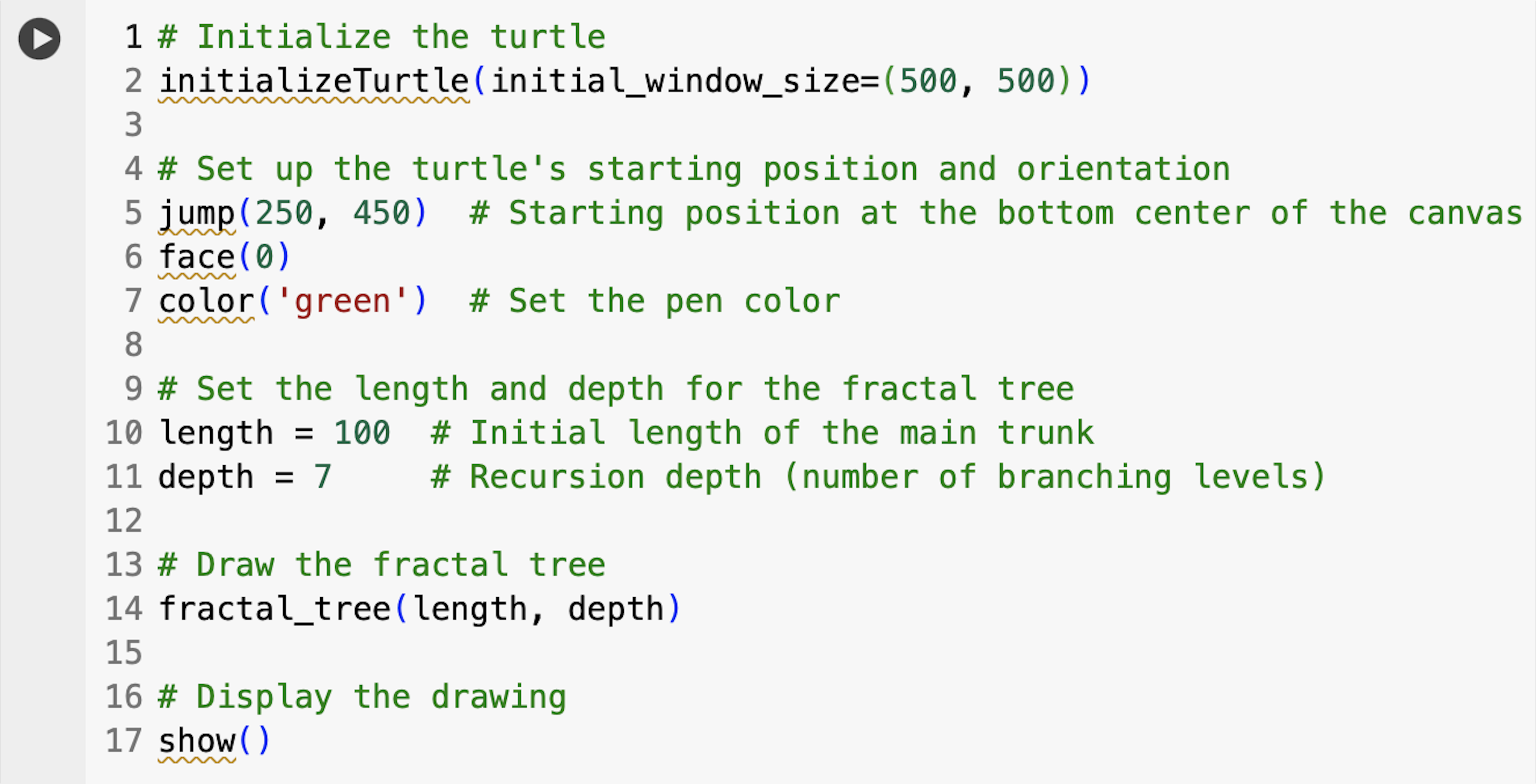 Fractal Geometry Lab Report: Generating Trees With Turtles